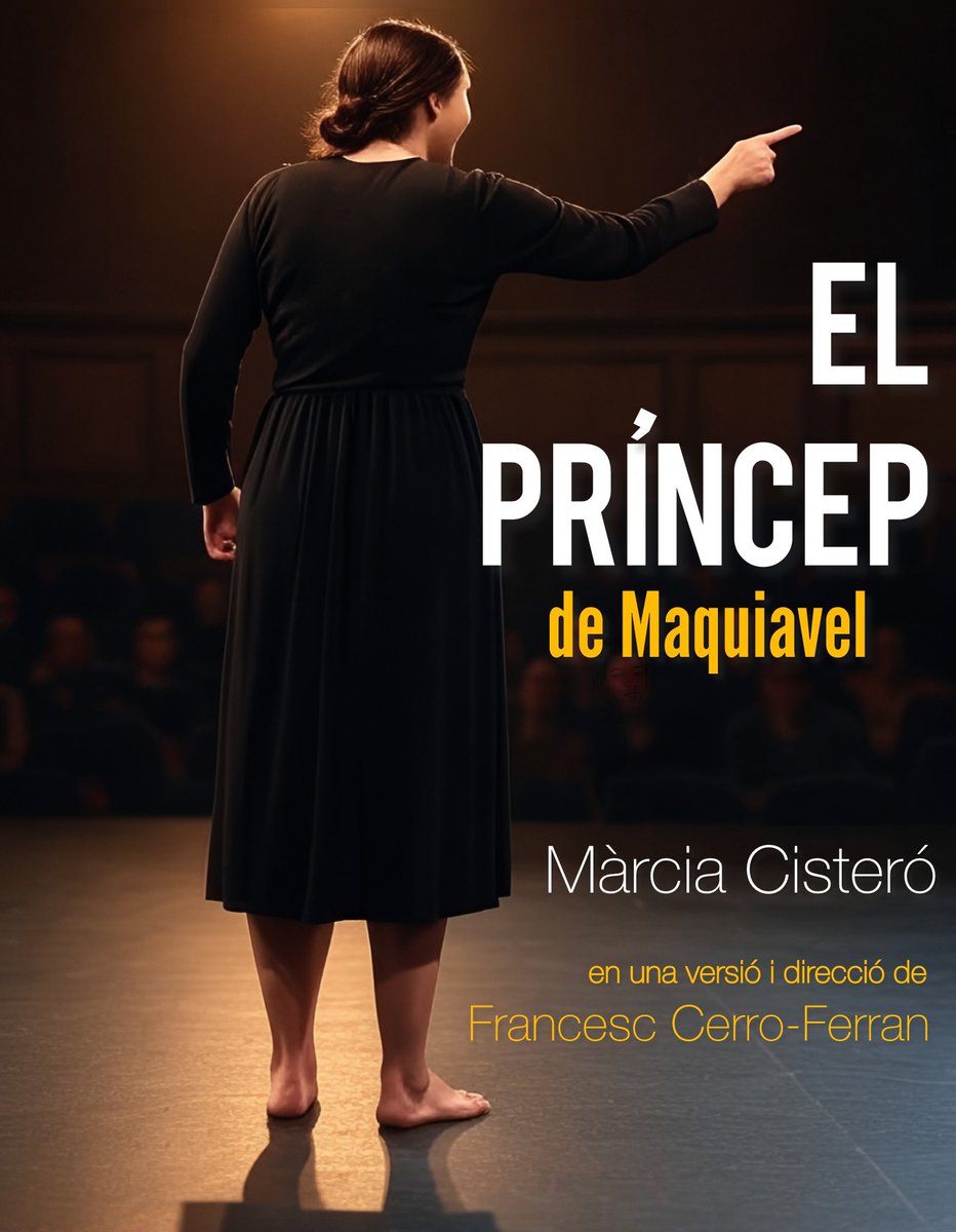 Francesc Cerro-Ferran (@francesc_cerro) on Twitter photo Em plau comunicar-vos que el proper dimarts 27 de maig us espero al FESTIVAL EN ALTRES PARAULES (al <a href="/CaixaForum/">CaixaForum</a> de Barcelona) amb la mise-en-place d’EL PRÍNCEP DE MAQUIAVEL, interpretat per la gran Màrcia Cisteró. Em plau comunicar-vos que el proper dimarts 27 de maig us espero al FESTIVAL EN ALTRES PARAULES (al <a href="/CaixaForum/">CaixaForum</a> de Barcelona) amb la mise-en-place d’EL PRÍNCEP DE MAQUIAVEL, interpretat per la gran Màrcia Cisteró.
