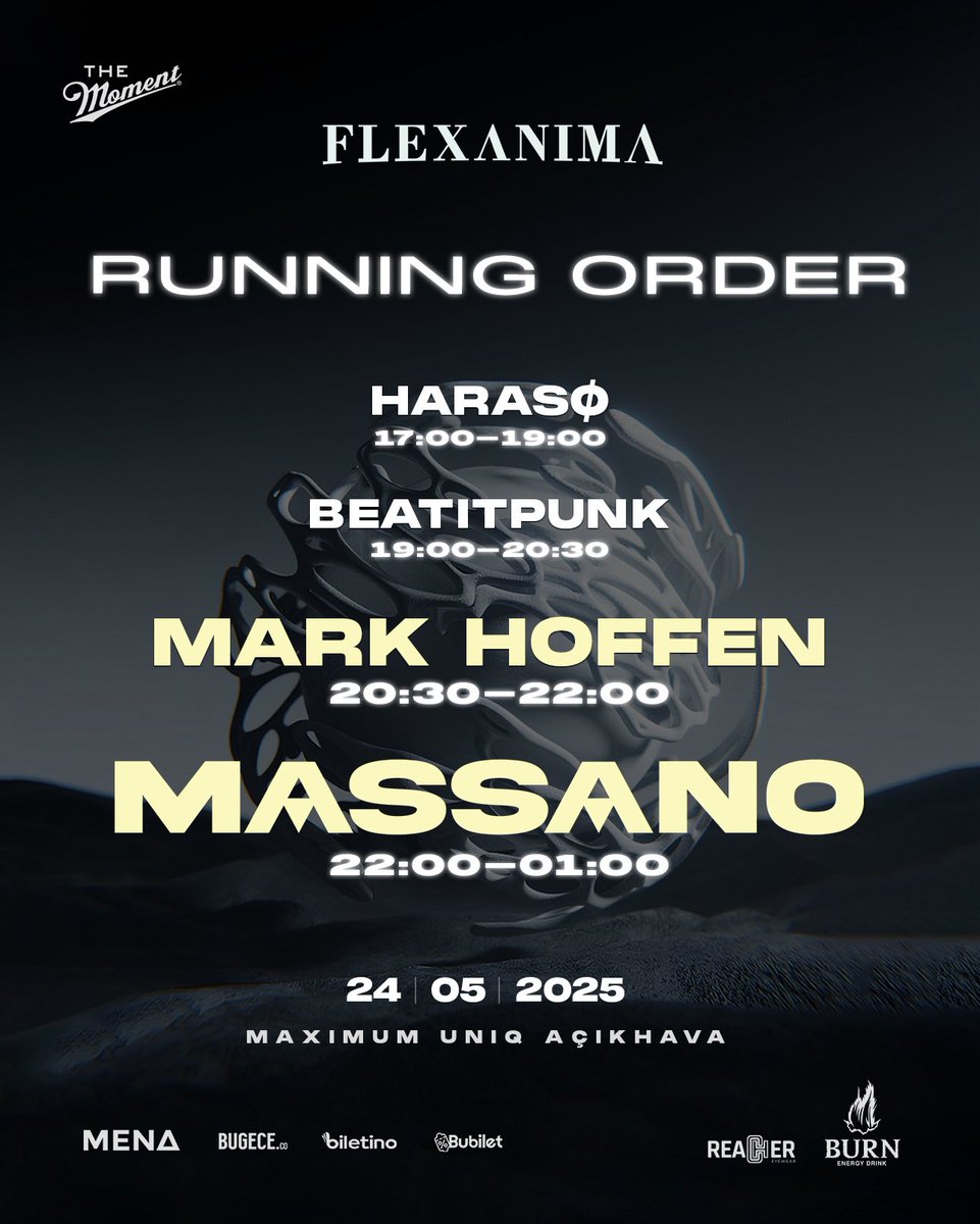 flexanimamusic's tweet photo. Running order announced! https://t.co/3xWdG9TFks