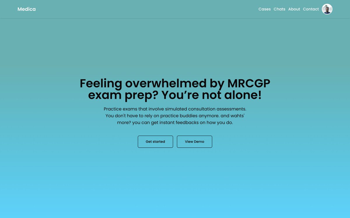 elisoladoye's tweet photo. It's not finished yet but you can check out the full demo and join the waitlist at: 

https://t.co/Gqzw3wI4PH

#gpuk #osce #mrcgp #sca https://t.co/USVt6VXZp5