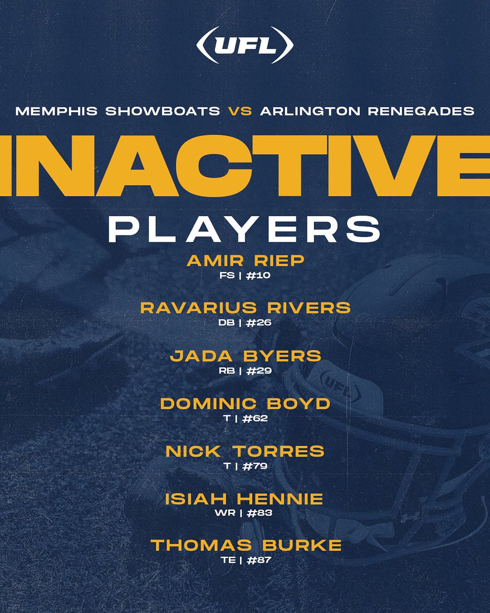 Week 9 inactives