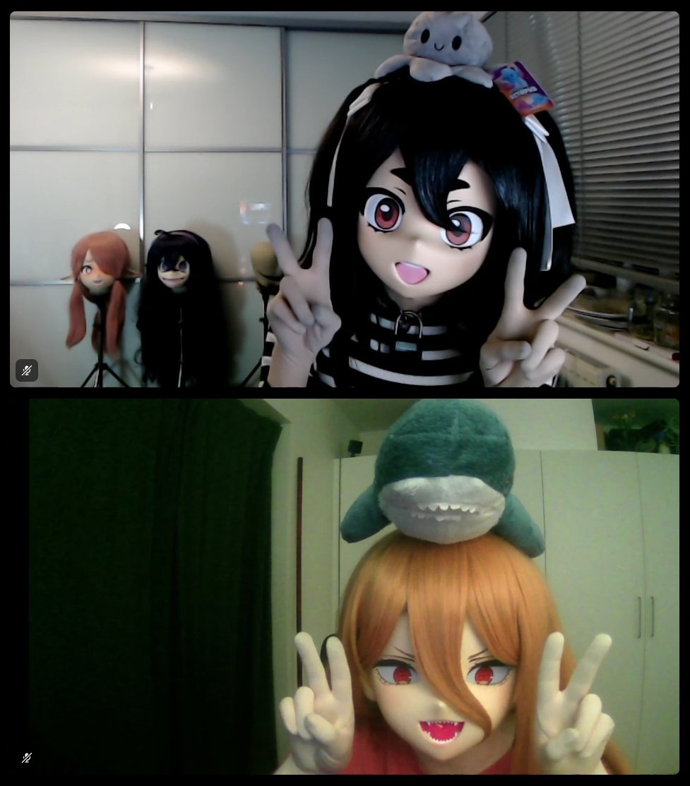 Tio π©Έ (@tiotiohan) on Twitter photo Oki, I didn't have room for all the cuteness in a single post, so here's another screenshot from my cam with <a href="/Kikigurumi/">π· Kiki π·</a>! π€β€οΈ Oki, I didn't have room for all the cuteness in a single post, so here's another screenshot from my cam with <a href="/Kikigurumi/">π· Kiki π·</a>! π€β€οΈ