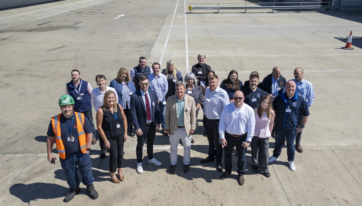 A view from the drone at our <a href="/forthports/">Forth Ports</a> event at this week. 

The topic of the day was #duediligence and delegates also got to hear from Alyson Good who provided an in depth overview of the #port from an #operational perspective.

#excise #ports #maritime #networking #scotland