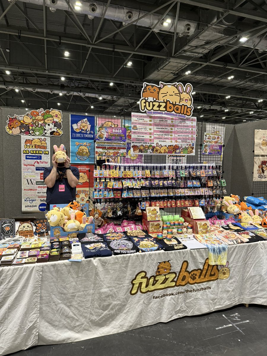Our first sale was for our NEW 3D wall art. Lots of shirts selling, card game going super well, working our way through our plush toys and making lots of £100+ sales here at MCM Comic Con!