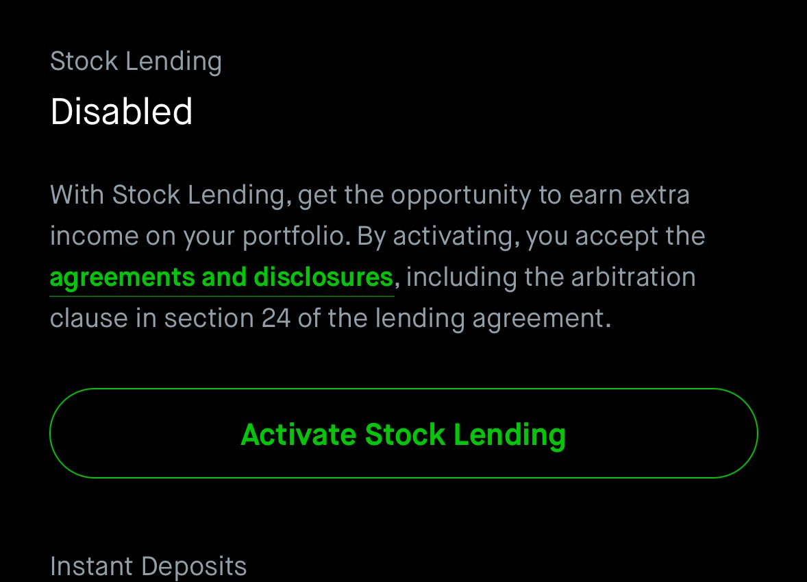 neruda_de's tweet image. $gme everyone should disable the stock lending option. $gme don’t let brokers lend your shares to these mongrols. $gamestop #gamestop