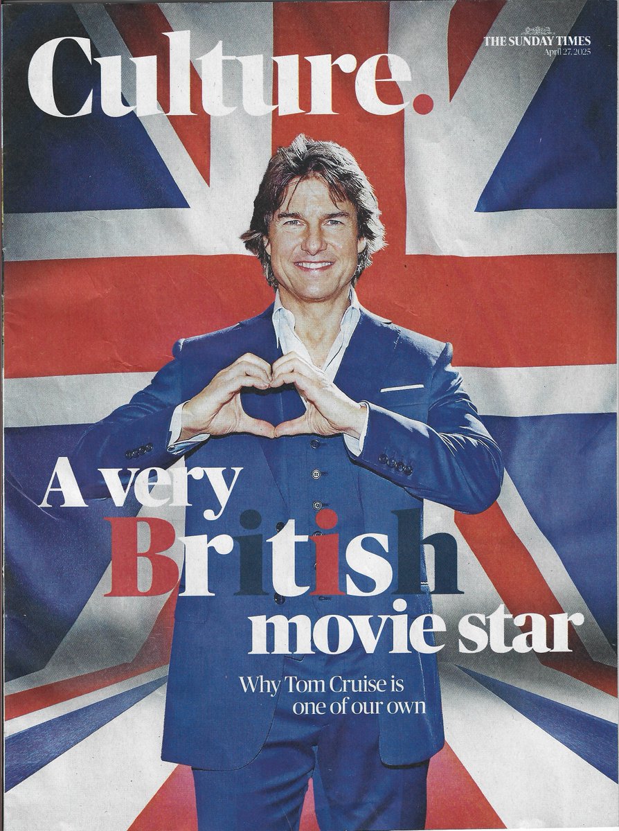 kiwirazzi's tweet photo. Afternoon, #TCBubble !! Welcome to yet another #TCScanathon brought to you by Yours Truly. Let's start with some British press from this year. #TomCruise
First up is the Sunday Times special. https://t.co/7TT5mjYsdr