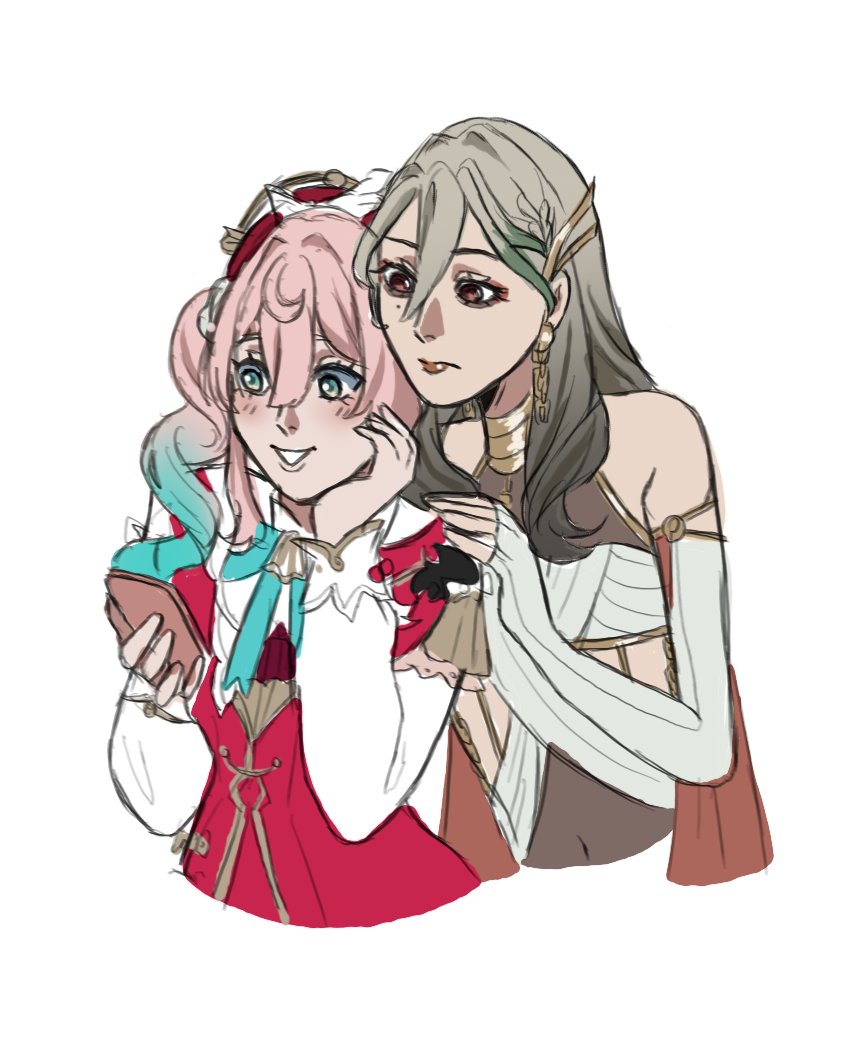 cassivai's tweet photo. Hyacine and Cly 💗
#HonkaiStarRail  #Hyacine #hsroc https://t.co/9CQ5N2fnyv