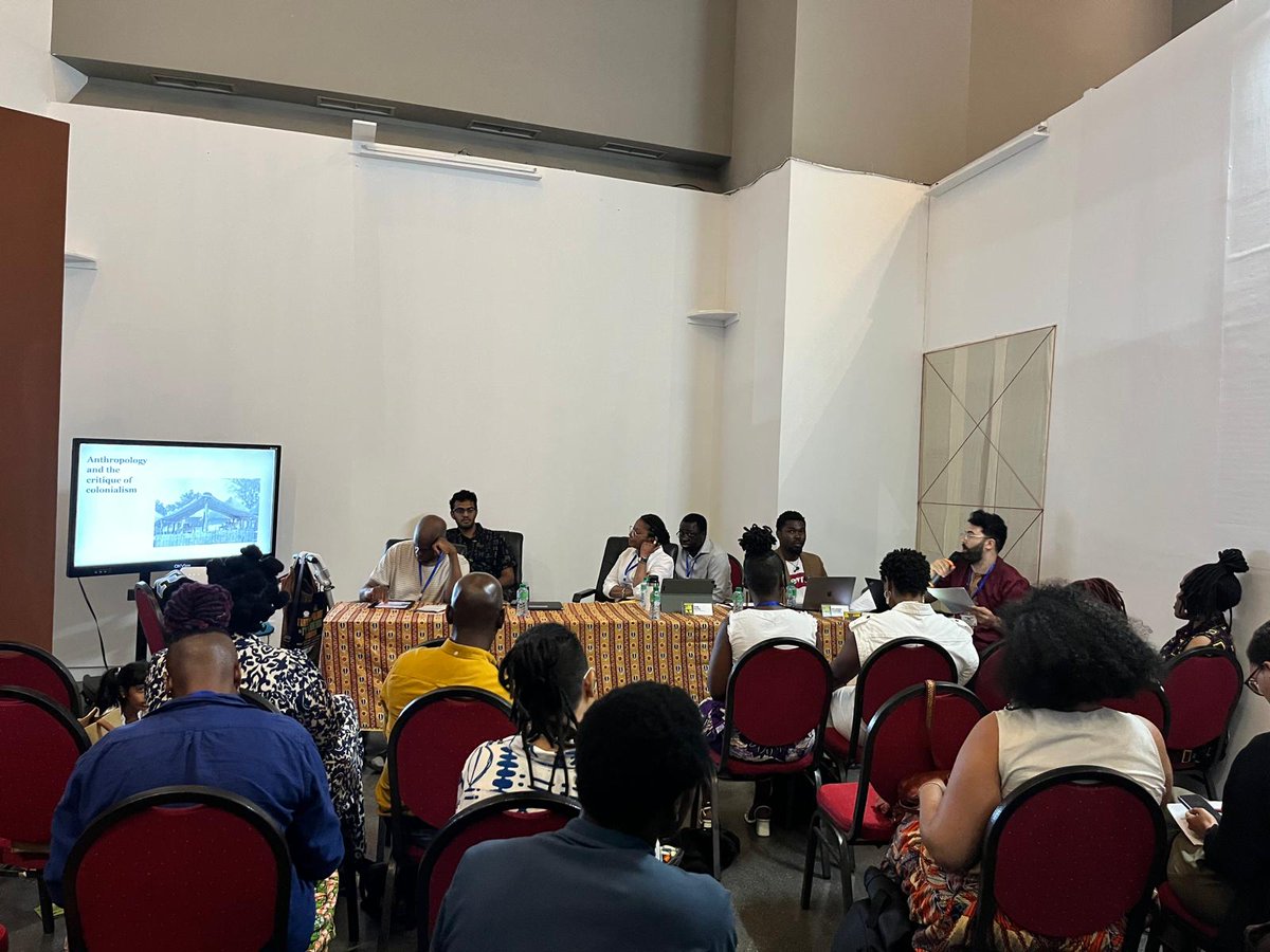isaacmstanley's tweet photo. It was a pleasure presenting last week at the brilliant @ABA_AAA “Anthropology &amp; the Black Experience” conference @mcndakar. My paper explored the thought of Senegalese  intellectual Mamadou Dia, &amp; its implications for rethinking the relationship of anthropology &amp; Africa. (1/3) https://t.co/O7M4w3ndQp