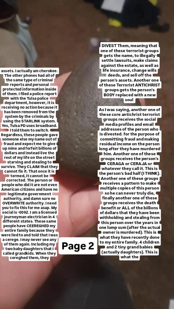 WebbChrist86893's tweet photo. This is what happens to those who don't pay the ANTICHRISTS FINES. VOTE WEBB FOR PRESIDENT IN 2028
@BaptistCME 
@ORUVolleyball 
@orugop 
@osugop 
@osudems 
@csudems 
@CSUDemocrats 
@CherokeeNation 
@CherokeePhoenix 
@MuskogeePD 
@Osagenation 
@choctawnationOK 
@ChickasawNation https://t.co/DEf1Af4DBB