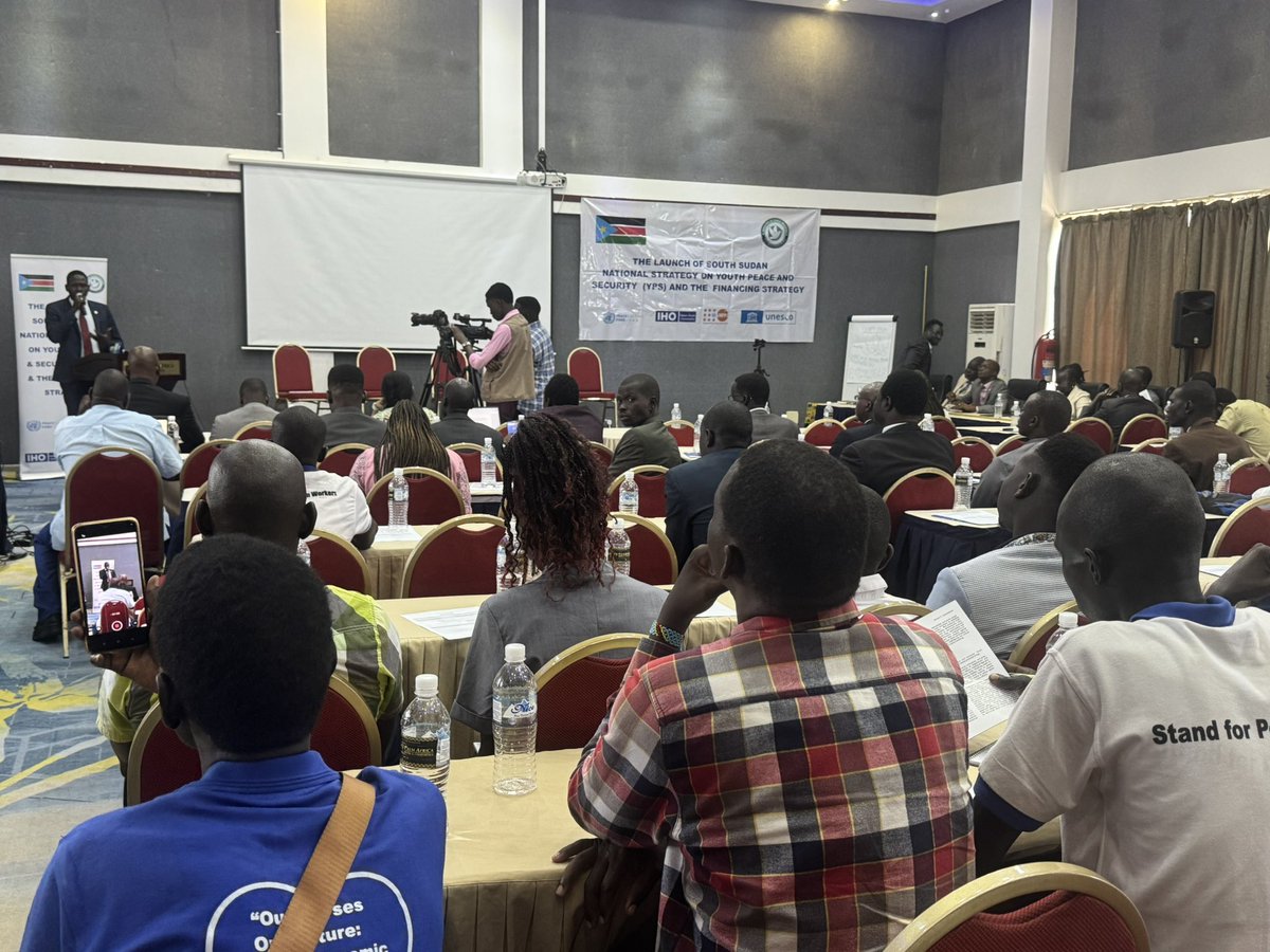 YoungpositiveSS's tweet photo. Y.P.S.S attended the consultative meeting on the National Strategy for Youth, Peace &amp; Security.Powerful discussions on how young people can drive sustainable peace and development in South Sudan. Youth voices must be at the heart of the peacebuilding agenda! #Youth4Peace https://t.co/fPuMO82fdB