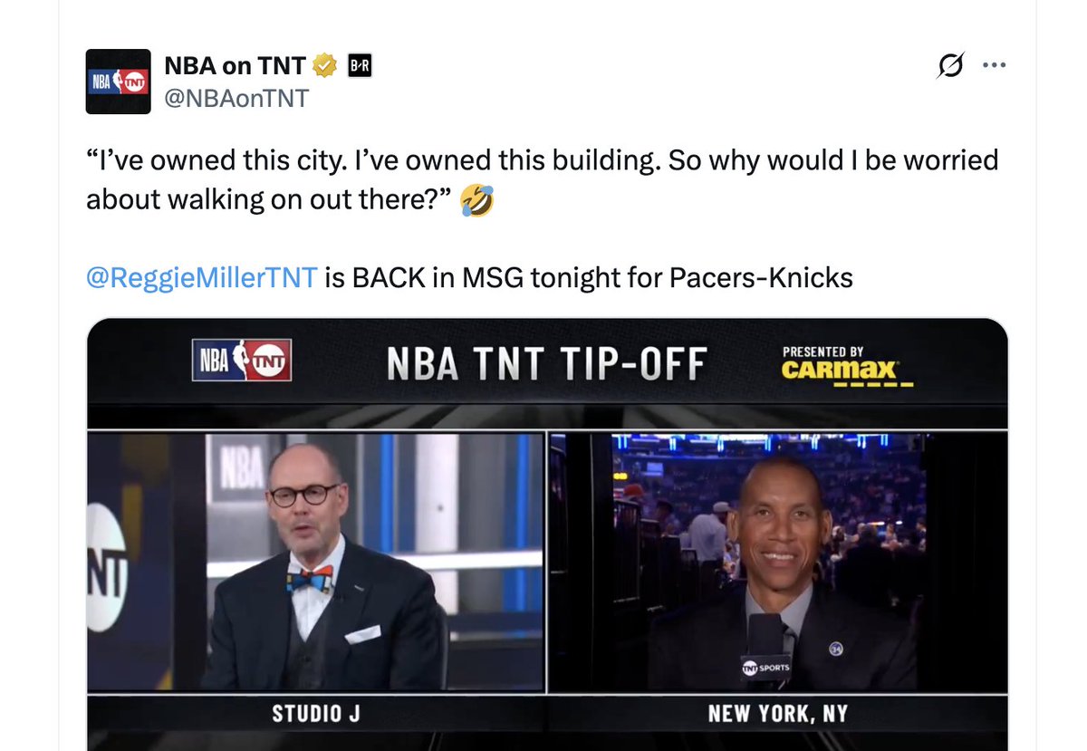 🚨 New Words 🚨

"Reggie Miller is Criminally Overrated"

An in-depth debunking of the fabricated myth that Reggie Miller was a "Knicks Killer" and one of the best clutch players in league history...

(I had time today)