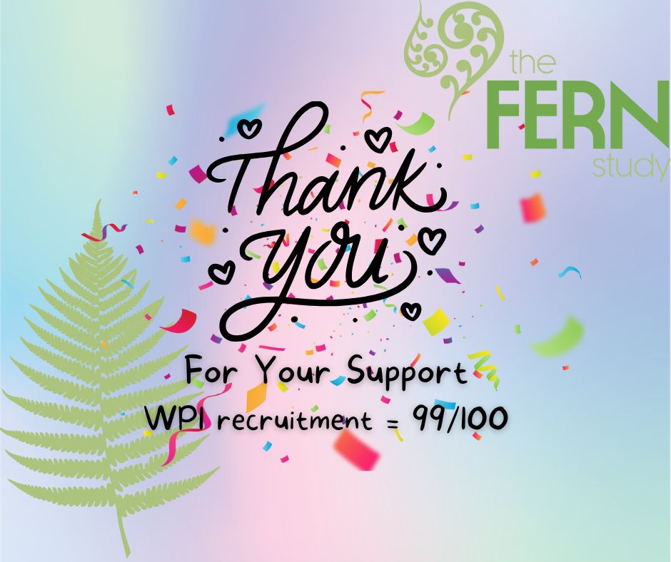 fern1study's tweet image. Thank you all sites and participants for supporting #FERNStudy WP1🙂99/100 participants recruited 🙏 @ProfAsmaKhalil @SmritiPrasad5 @OdaiYaghi91 @LiverpoolWomens @SGH_MatResearch @TwinsTrust #sFGR #MCtwins