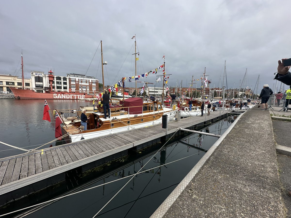 It’s now understood that no Dunkirk Little Ships will be returning today, these are cherished vessels, and the weather isn’t favourable today. 

Around a third were planning on returning to the UK today, due to forecasted bad weather next week.