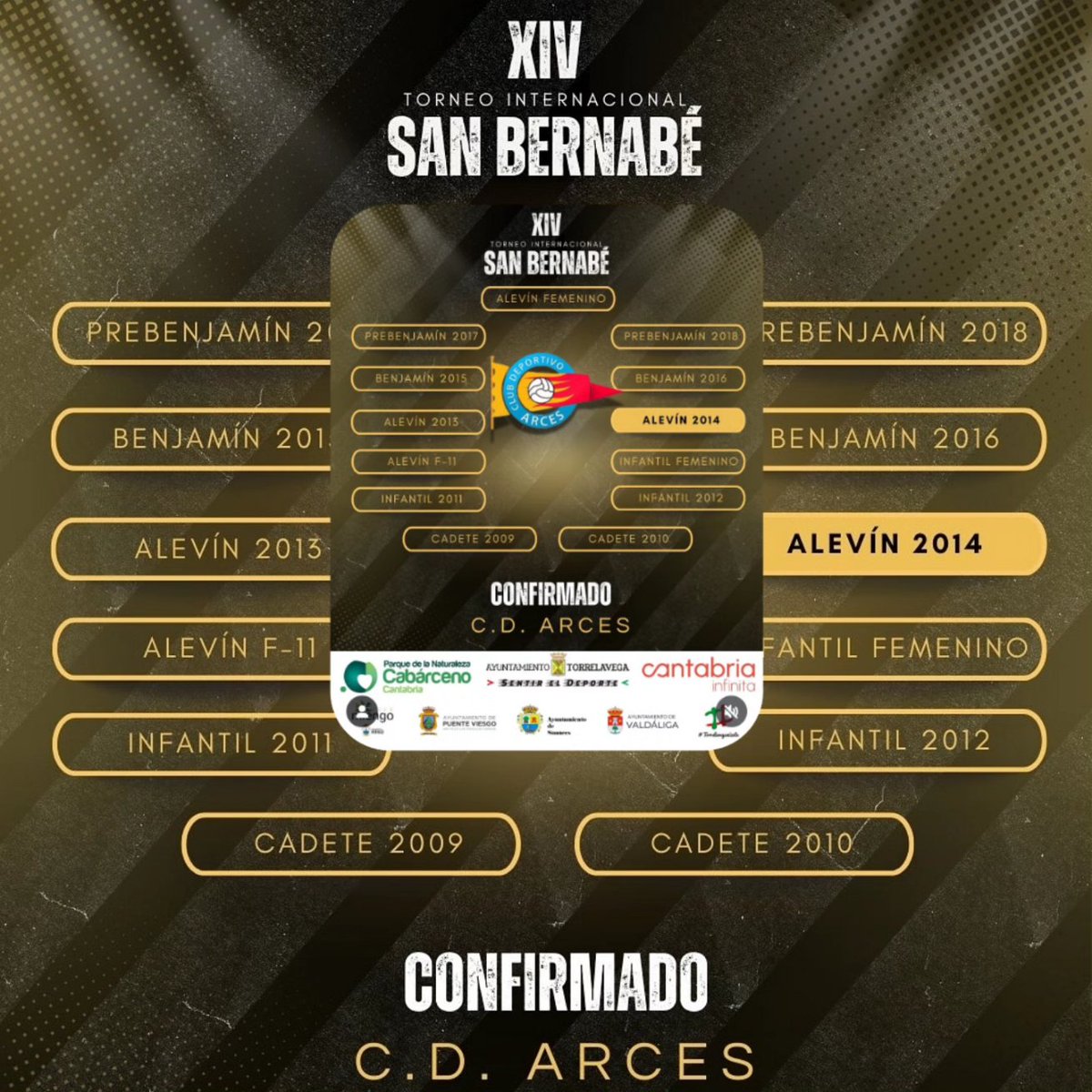 cdarces_oficial's tweet photo. Nuestro Alevín #ArcesB 2016 debuta hoy en la 14°edicion de un torneo que es ya,un referente a nivel nacional y en que los nuestros disfrutarán de todo lo que le rodea
SAN BERNABÉ se presenta como lo que es 👇
#futbol #diversion #convivencia #recuerdos #playas #top https://t.co/SGlozqpwzN