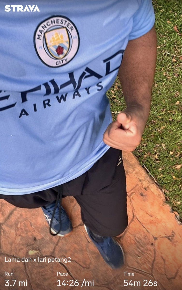 5km xsampai lagi,pastu PACE pulak tinggi,xpe pelan2