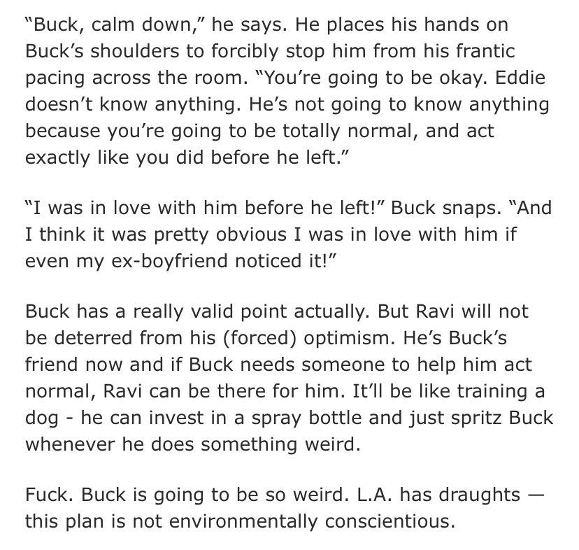 i need more ravi pov buddie fics