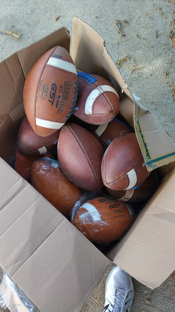 🧼🏈 Next Up: @dhspioneerfb 🏈🧼
Getting ready to condition the footballs for HC @vincentmorris55 and the @dhspioneerfb squad! These balls are about to be summer-ready—cleaned, conditioned, and prepped for serious work. 💪🔥
DM me for pricing &amp; team packages.
#FootballReady