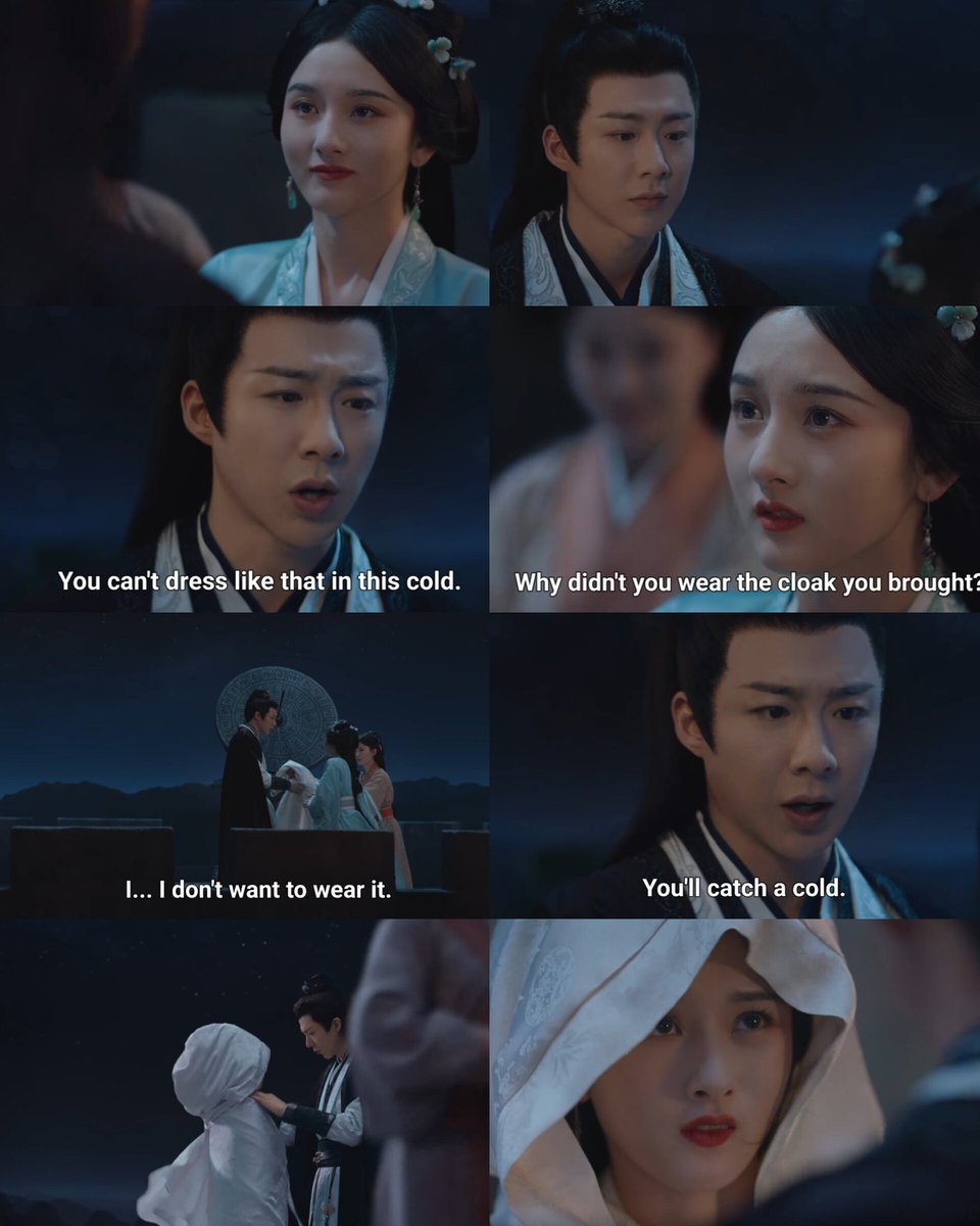 DialDForDramas's tweet photo. She was trying so hard to get him to notice her outfit and makeup under the stars, hoping for just a simple “you’re beautiful.” But he was totally nonchalant, didn’t notice a thing. Instead, he scolded her for not wearing the coat she bought. Hahaha, https://t.co/390ZDch1KF
