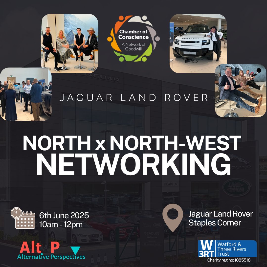 🤔 Are you coming to our North x North-West event?

🤩 Accelerate your network by attending our next "North x North-West" Networking Event in partnership with Jaguar Land Rover North West London.

Secure Your FREE Spot NOW… 👉 tinyurl.com/ysvxy9c8