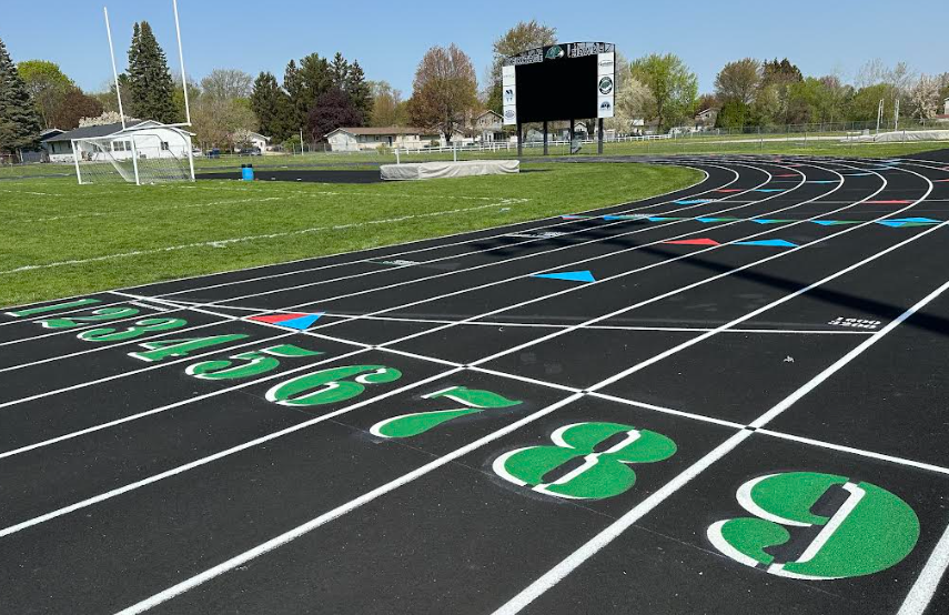 🖌️ The Hawk Track just got a fresh paint job—and it's looking sharp! 🦅 Big thanks to our generous private donors for making it happen. The grass is greener, the track is bolder, and Hawk Nation is ready to roll! 💙 #HeritagePride #HawkTrack #ThankYouDonors