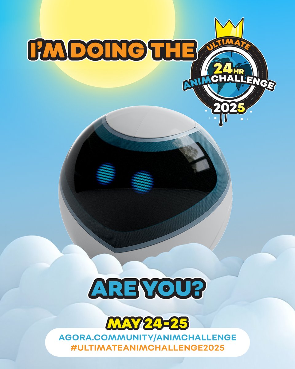 Hiiii!!! :D I'm joining the 24hr Ultimate AnimChallenge as Mikmik! Good luck everyone, have a great weekend!!
#ULTIMATEANIMCHALLENGE2025