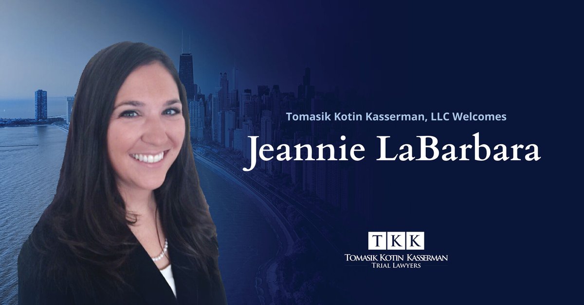 Please join us in welcoming Attorney Jeannie LaBarbara to our legal team! Her insight and experience will be a valuable asset as we continue to grow and serve our clients. 

Learn more about Jeannie: bit.ly/438S5Hv 

#TKKLaw #TrialLawyers #WelcomeToTheTeam