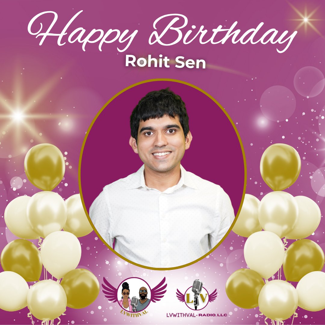 lvwithval's tweet photo. Happy Birthday to our graphic designer, Rohit Sen! 🎉

Every graphics you see on our social media is all done by him and his creativity has blown us away. We hope you enjoy your birthday.

#happybirthday #specialday #todayisyourday #bestwishes https://t.co/EC8iRVrq2K