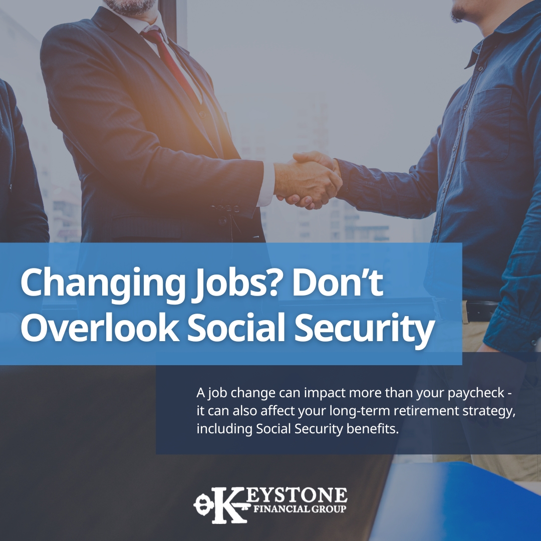 group_keystone's tweet image. A job change can impact more than your paycheck—it can also affect your long-term retirement strategy, including Social Security benefits.

Schedule your FREE strategy session today! keystoneadvisors.com/contact

#JobChangePlanning #SocialSecurityStrategy #KeystoneFinancial