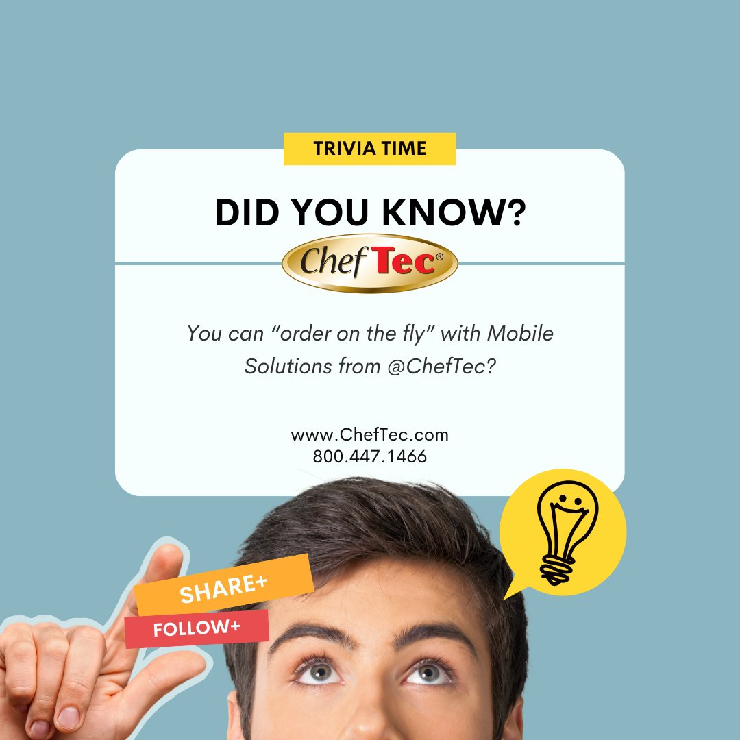 ChefTec and CorTec Software for Foodservice Ops tweet media