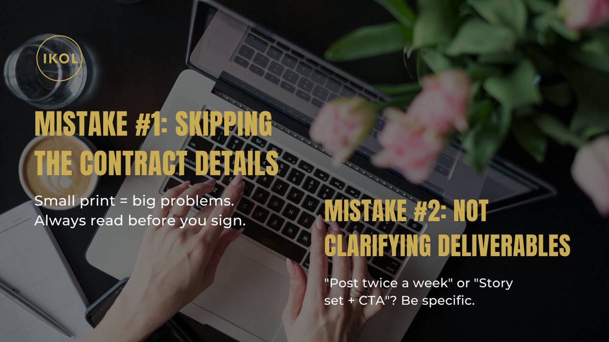 ikoltoken's tweet image. Don’t lose deals because of rookie mistakes!

#IKOLTips #InfluencerMarketing #CreatorHelp #SmartDeals #Web3Influence