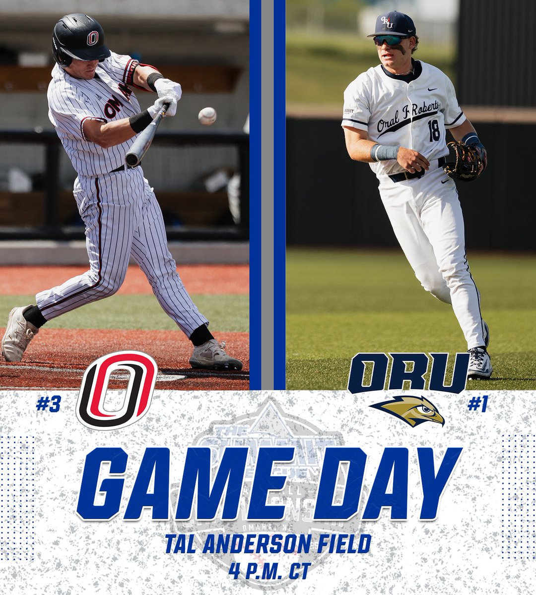 The Summit League (@thesummitleague) on Twitter photo #๐๐ฎ๐ฆ๐ฆ๐ข๐ญ๐๐๐ ๐๐๐ฆ๐ ๐
(3) <a href="/OmahaBSB/">Omaha Baseball</a> vs (1) <a href="/ORUBaseball/">ORU Baseball</a>
๐ ยป Tal Anderson Field
โฐ ยป 4 p.m. CT
๐ ยป tinyurl.com/3kdk4bfe
๐บ ยป tinyurl.com/khnsunbu (SLN)
๐ ยป tinyurl.com/5vj932by
#ReachTheSummit x <a href="/MidcoSports/">Midco Sports</a> #๐๐ฎ๐ฆ๐ฆ๐ข๐ญ๐๐๐ ๐๐๐ฆ๐ ๐
(3) <a href="/OmahaBSB/">Omaha Baseball</a> vs (1) <a href="/ORUBaseball/">ORU Baseball</a>
๐ ยป Tal Anderson Field
โฐ ยป 4 p.m. CT
๐ ยป tinyurl.com/3kdk4bfe
๐บ ยป tinyurl.com/khnsunbu (SLN)
๐ ยป tinyurl.com/5vj932by
#ReachTheSummit x <a href="/MidcoSports/">Midco Sports</a>