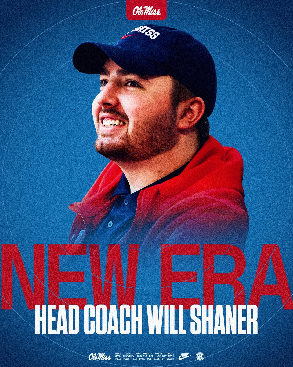 OleMissRifle's tweet image. New vision, same target 🏆
Congratulations to Coach Will Shaner on becoming the fourth head coach in program history!
🔗 rebs.us/43nbDXr