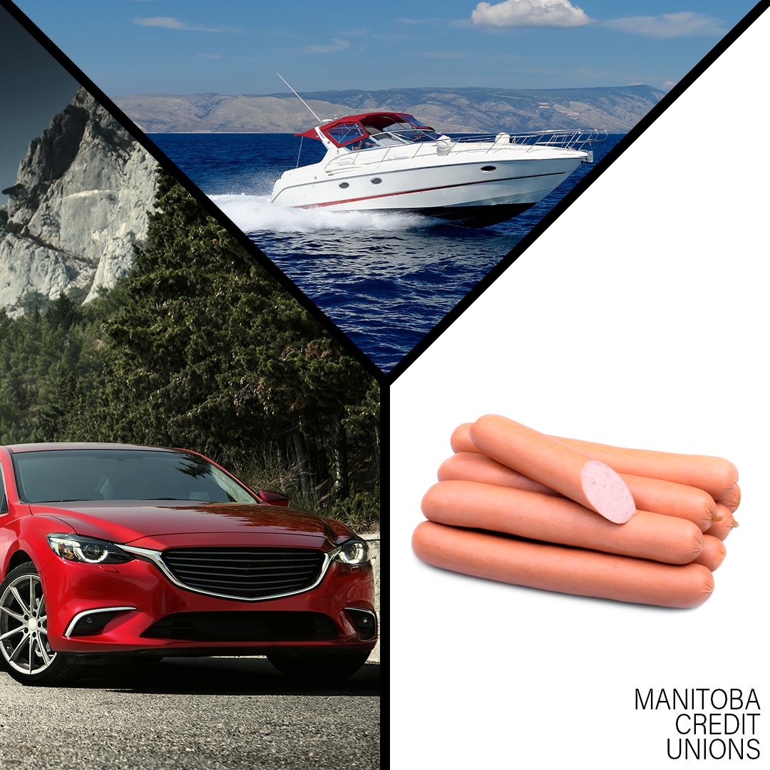 Planning your next big purchase? Whether it’s a car, a boat, or 1000 lbs of Vienna sausage, talk to the experts at your local credit union to find out how they can support your goals. #creditunion #lending #loan #mortgage #manitoba #finance #cooperative #banklocal