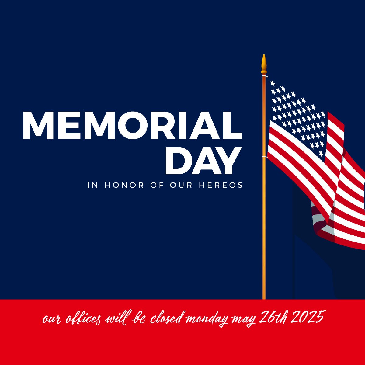 Wishing everyone a beautiful holiday weekend!

#memorialday #happymemorialday #honorourhereos #honor #holidayweekend #smallbusiness #familybusiness #shopsmall #supportlocal
