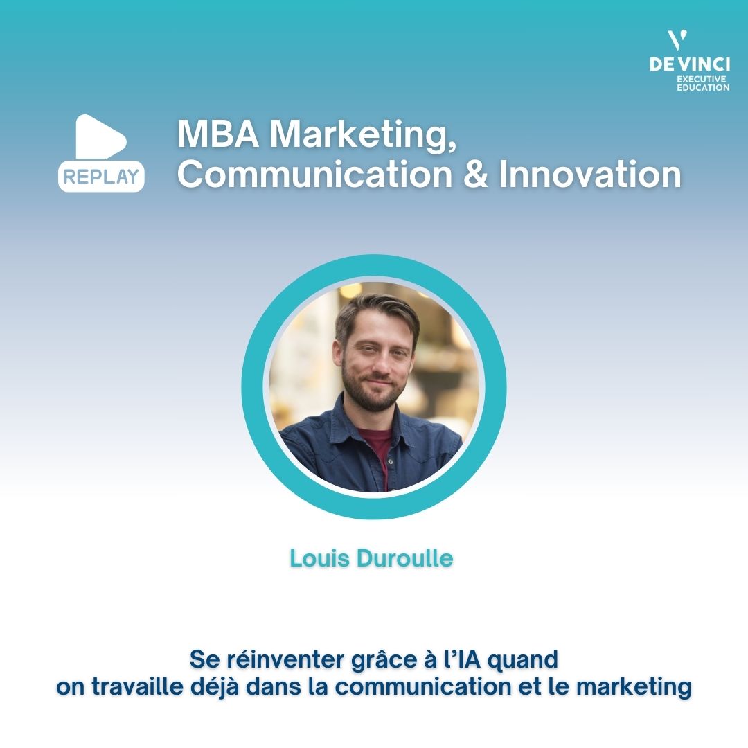 Devinci Executive Education (@devinciexec) on Twitter photo 🎥 Replay disponible !
<a href="/louisduroulle/">Louis Duroulle</a>, directeur du <a href="/mbamci/">MBA MCI - MBA Marketing Communication Innovation</a>, partage ses clés de lecture, ses conseils et ses retours d’expérience pour évoluer, s’adapter et rester compétitif à l’ère de l’IA.
📺 À découvrir ici : ow.ly/FKXS50VVwBT 🎥 Replay disponible !
<a href="/louisduroulle/">Louis Duroulle</a>, directeur du <a href="/mbamci/">MBA MCI - MBA Marketing Communication Innovation</a>, partage ses clés de lecture, ses conseils et ses retours d’expérience pour évoluer, s’adapter et rester compétitif à l’ère de l’IA.
📺 À découvrir ici : ow.ly/FKXS50VVwBT