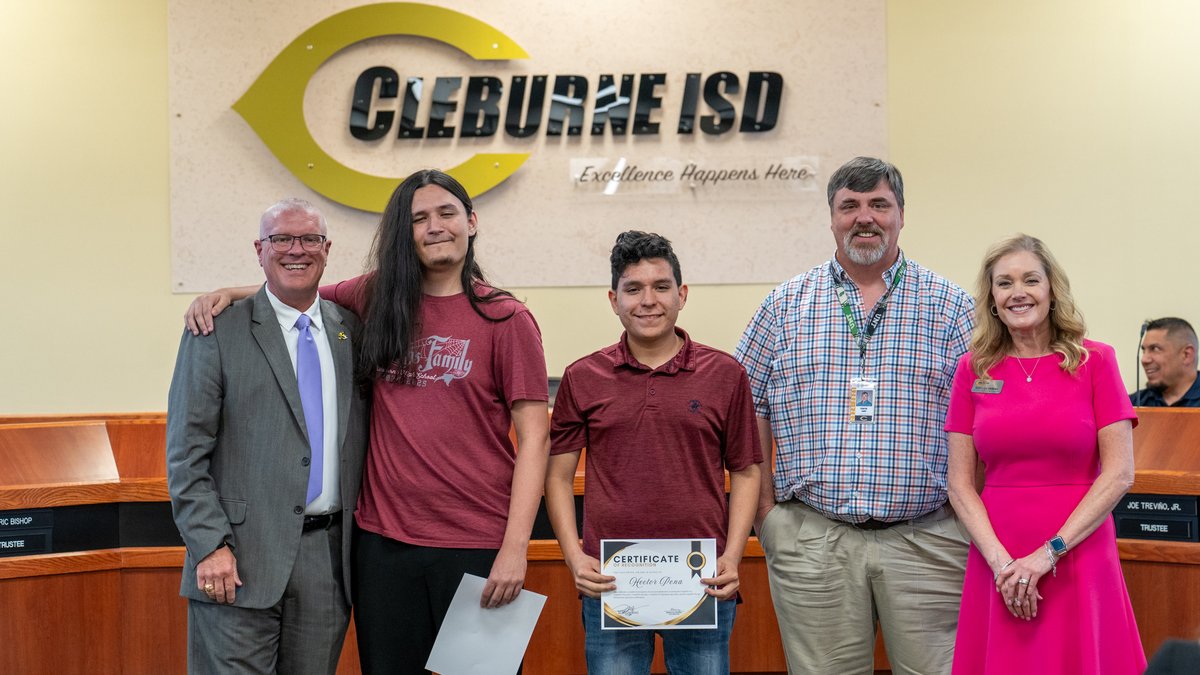 Cleburne ISD (@cleburneisd) on Twitter photo 🎉 Big congratulations to our outstanding CTE students at <a href="/cleburnehigh/">Cleburne High School</a> in the Information Technology program! 💻 These students passed all three of their certification exams, going a perfect 3 for 3! 🏅 #GreatnessEverywhereCleburneISD 🎉 Big congratulations to our outstanding CTE students at <a href="/cleburnehigh/">Cleburne High School</a> in the Information Technology program! 💻 These students passed all three of their certification exams, going a perfect 3 for 3! 🏅 #GreatnessEverywhereCleburneISD
