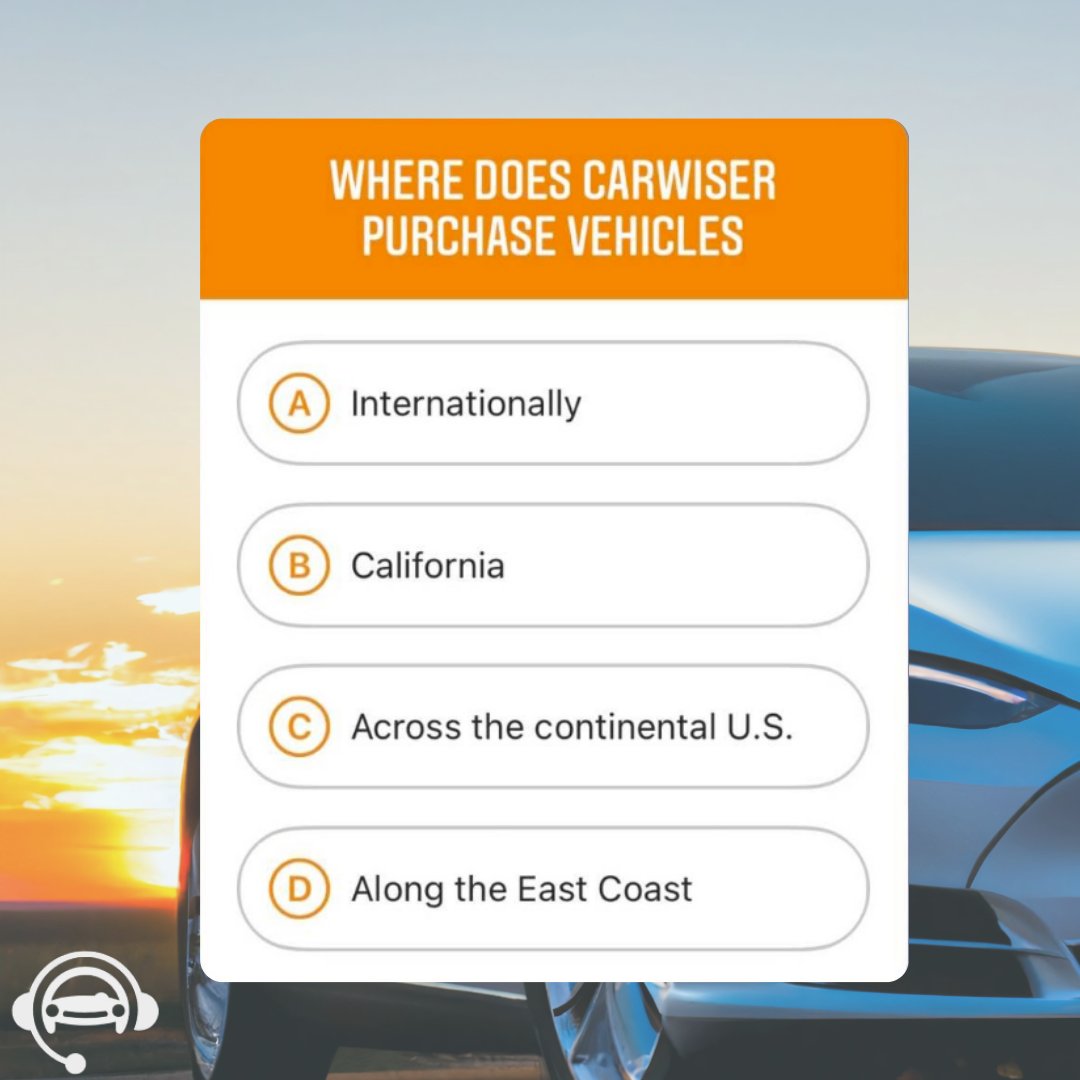 sellcarwiser's tweet photo. 📝Pop quiz! Do you know the answer? Comment below.

#sellwisely #carwiserseller #sellcarwiser #cartrends #usedcars #sellmycar #sellyourcartoday #carmarket #carfacts #trustedprocess #notradeinrequired #thewisewaytosell #TheCarwiserPromise #Carwiser #thinkcarwiser https://t.co/K4G4S5JCAC