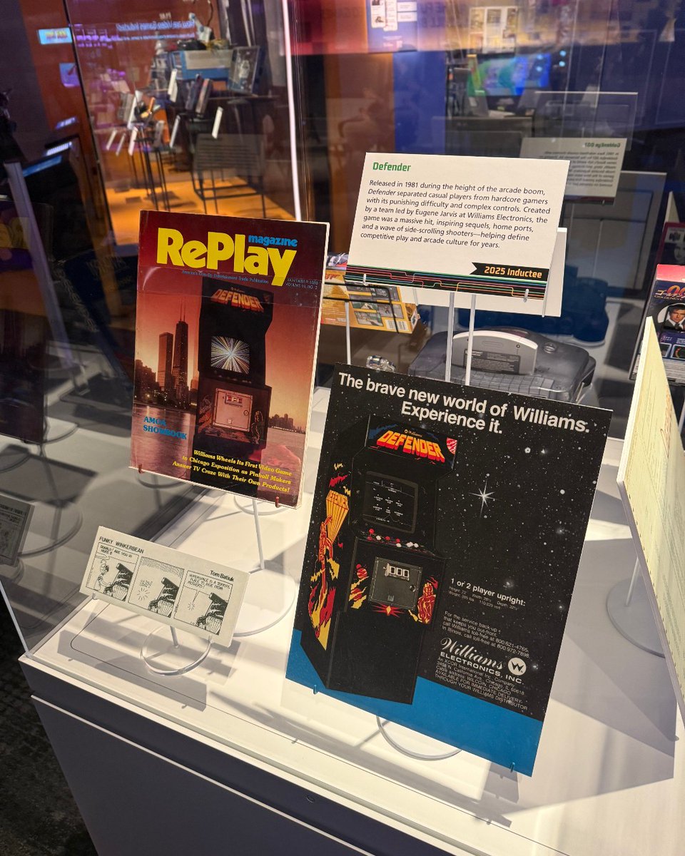 A look at the newly inducted 2025 class of the World Video Game Hall of Fame🤩! Visit The Strong and discover why these iconic titles earned a place in gaming history. 
#WVGHoF #Quake #Defender #Tamagotchi #GoldenEye007