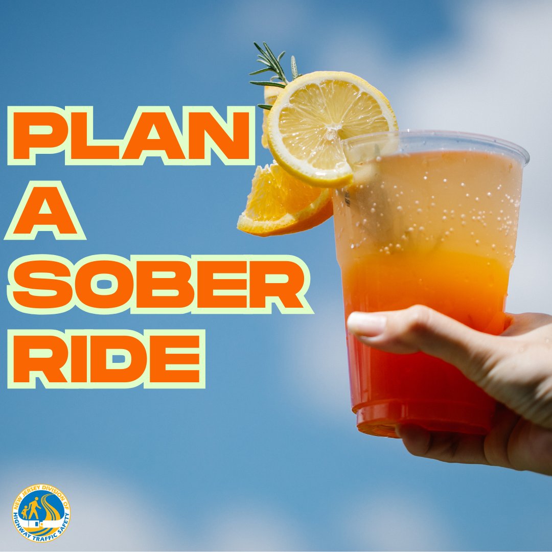 Summer is officially around the corner, but so is NJ law enforcement, ready to stop impaired drivers from making a fatal mistake this weekend. Don't risk it. #DriverSoberOrGetPulledOver