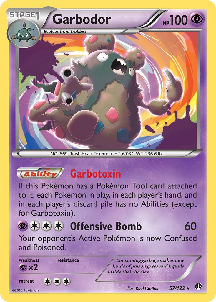 New Trashalanche, despite the damage increase, ignores Tool cards, which used to be considered Items.

 In additional, Garbodor was so powerful in the context of being played alongside Garbotoxin Garbodor.

I dont expect Tirtouga to be very strong