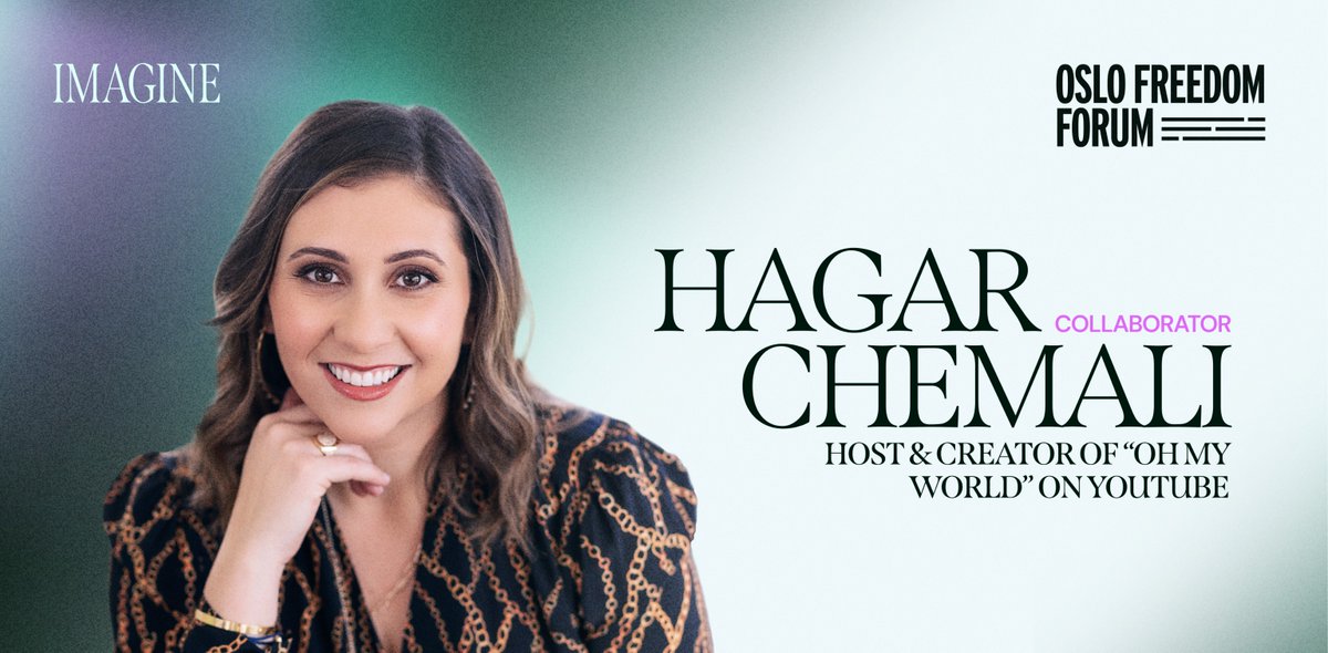 🗣️ New collaborator announcement!

Political satirist and YouTube host of @ohmyworldshow, @hagarchemali, will be doing an Instagram takeover at the 2025 #OsloFF.

Follow us at @osloff to get exclusive content during the conference.