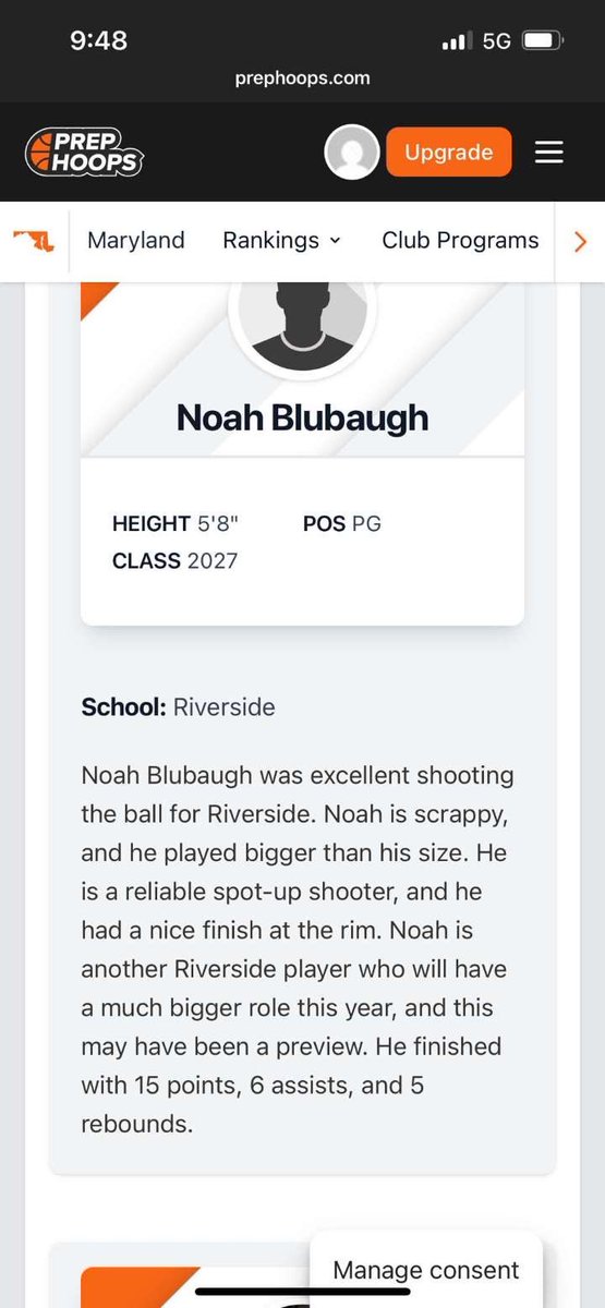 BlubaughNoah's tweet photo. Highlights from my first game at the @CapitolHoopsSL at Dematha. Had 15 points, 6 assists, and 5 rebounds! Thanks to @PrepHoopsMD for the write up as well! @RHS_Rams_Hoops @LBATeamAttack27 @LBAAttack https://t.co/WmdA6yo2dk