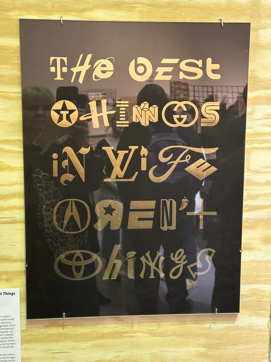 SusanMeyerIntl's tweet photo. #Food4ThoughtFriday #F4TF Post @INTA. Thanks to @DesignMuseum of Chicago for their "Letters Beyond Form" Exhibit. @ArtDesignChicago @Terra Foundation for American Art. @Tanner Woodford @KevinReader @angelaKalsi @UBGreensfelder #TrademarksTakeYouThere @SusanMeyerInternational https://t.co/UNOoHEkEIl
