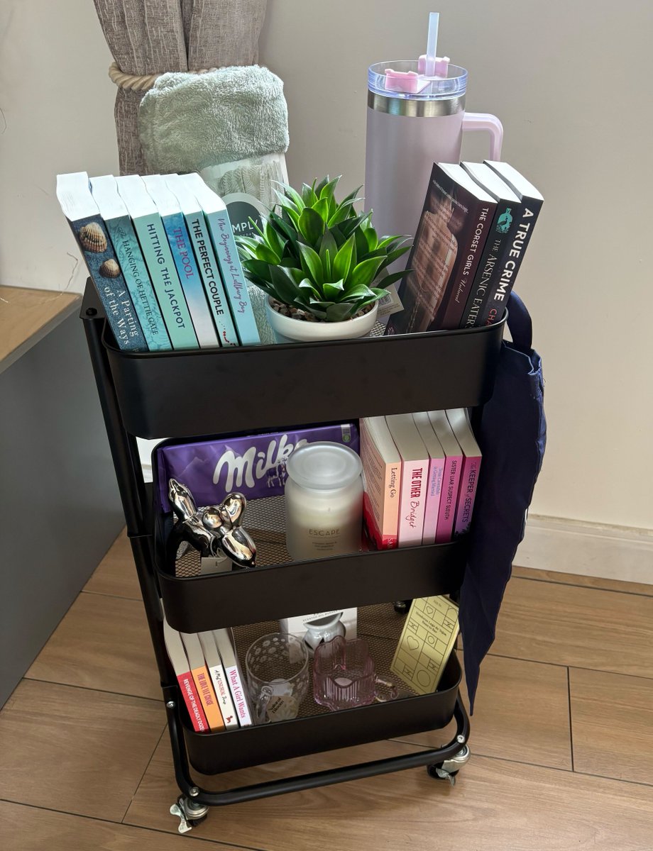 ✨ GIVEAWAY ✨
We are so excited to giveaway this incredible prize! One incredibly lucky person will win:
A mega bundle of Bloodhound books
A book cart 
A selection of cosy reading goodies!