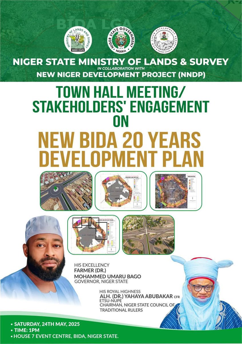 Town Hall Meeting &amp; Stakeholder Engagement on the New Bida 20-Year Development Plan.

#NewNiger