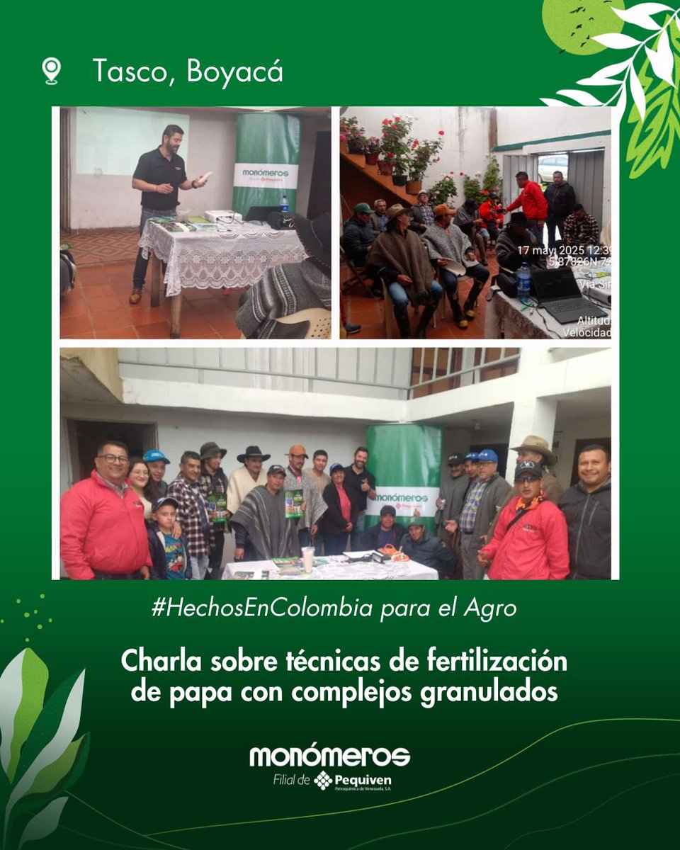 Donde crece el agro, está nuestro conocimiento que lo impulsa. 🤝🏻🌾🇨🇴
Nuestros expertos aplican soluciones técnicas precisas y experiencia comprobada para acompañar a los agricultores de Colombia en el desarrollo de cultivos más eficientes y rentables.

#HechosDeColombia