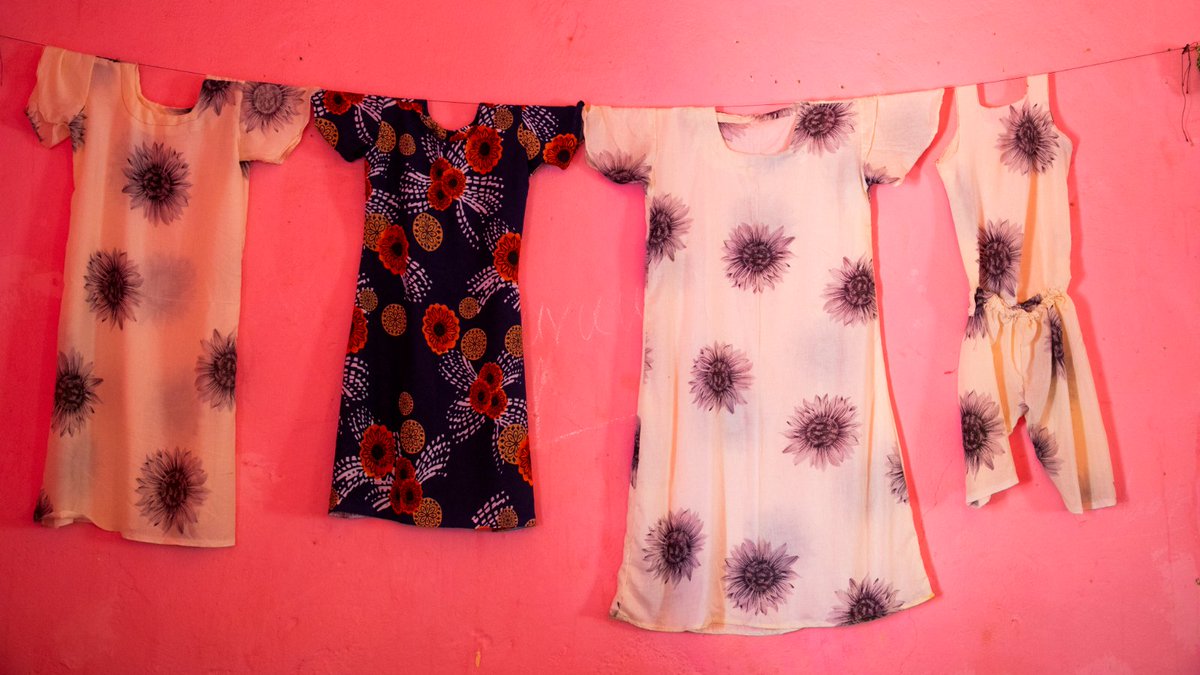 NRC_EAY's tweet photo. #Somalia: 29 talented young women at Galgadud Technical School are mastering tailoring &amp; tie-and-dye, a significant step towards self-reliance for themselves, their families &amp; their communities. This #TVETprogramme, part of the #JRPProject with @WFPSomalia is funded by @Kfw_int. https://t.co/BXGYzbYX5n