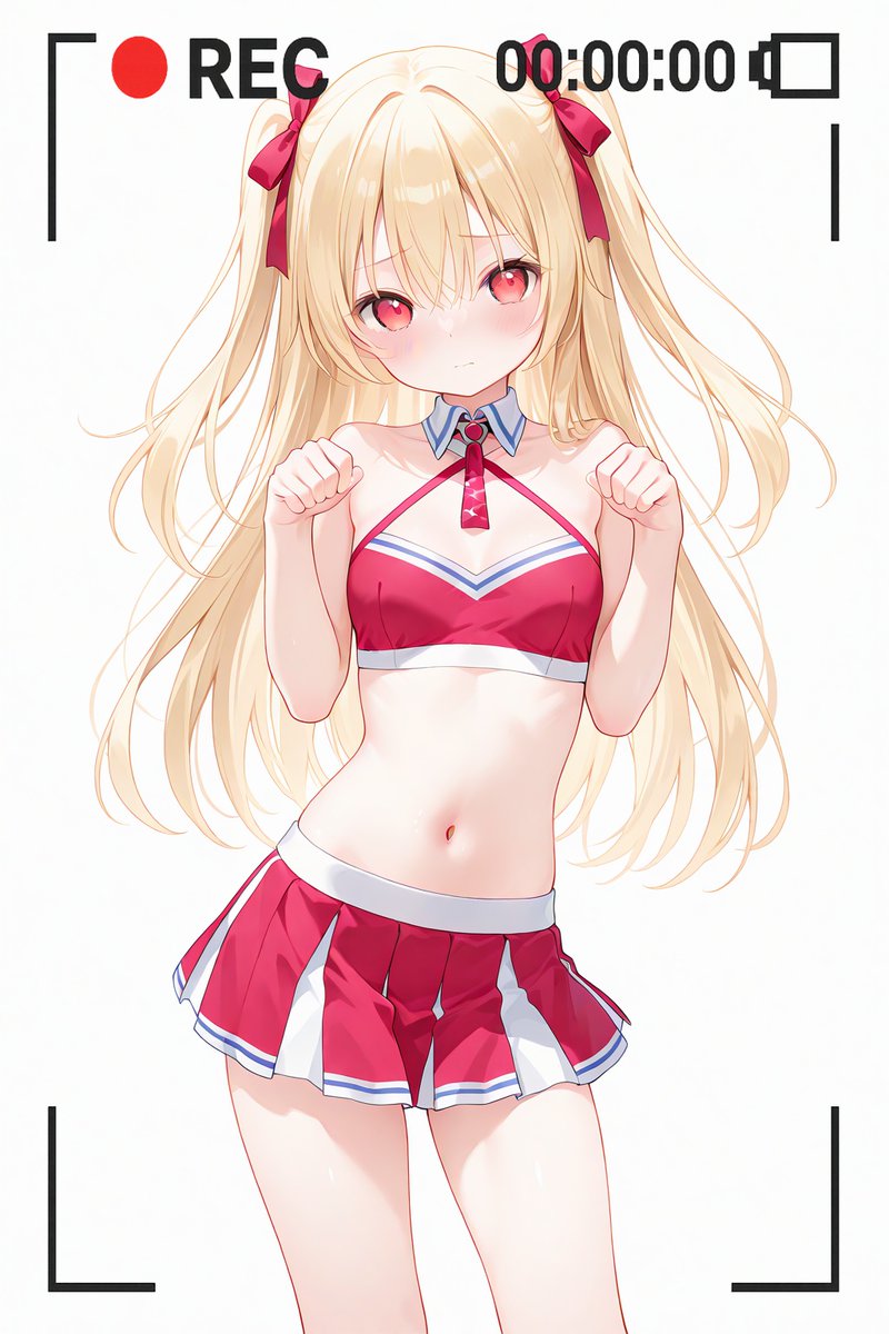 HinaWagatuma's tweet photo. えっ…ここ撮ってるの？
Umm… you're recording this part?? 🎥💦

#cheergirl #animegirl #AIart https://t.co/AhK2UuREiT