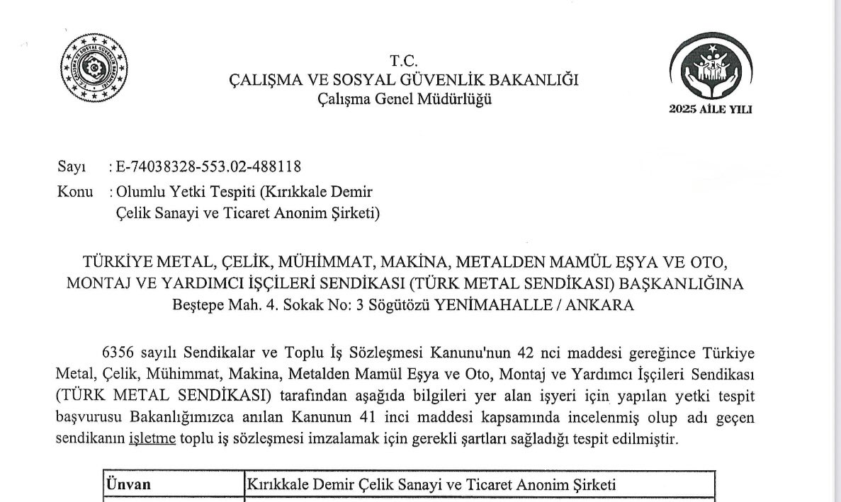 AltundagUysal's tweet photo. Hoşgeldiniz Kırıkkale Demir Çelik İşçileri...
Kırıkkale şubemizin yürüttüğü örgütlenme çalışmaları neticesinde yaklaşık 400 kişiye istihdam sağlayan Kırıkkale Demir Çelik emekçileri de "sendikam Türk Metal" dedi. Örgütlenmede emeği geçen başta şube başkanımız olmak üzere tüm arkadaşlarımıza teşekkür ediyorum.
Ülkemize,teşkilatımıza,Kırıkkale Demir Çelik emekçilerine ve işyerimize hayırlı olsun.