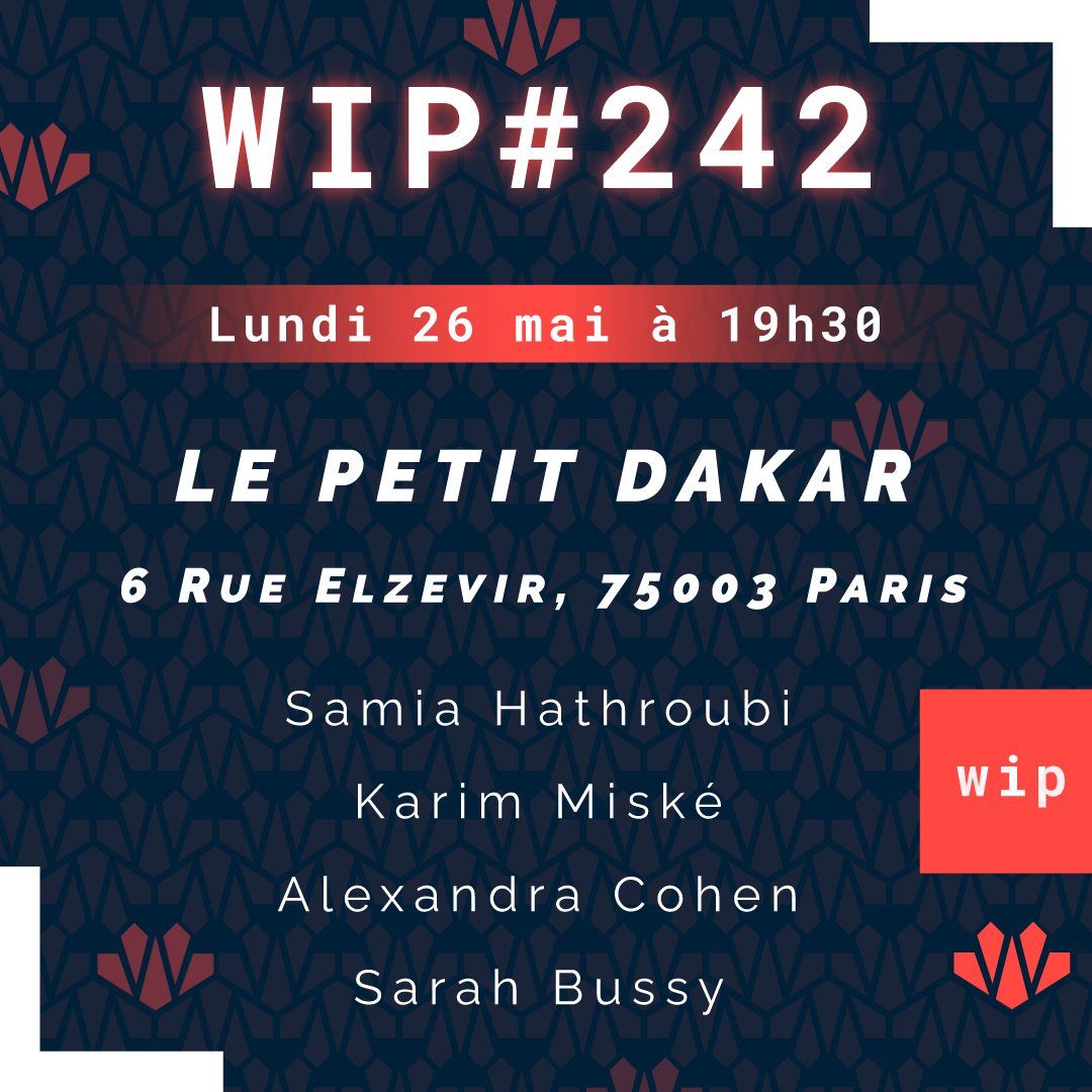 agencewip (@agencewip) on Twitter photo #alertetalents : 4 auteurs viennent nous lire les extraits de la #litterature en #workinprogress le lundi 26/05
-cc <a href="/jeannieraymond/">Jeannie Raymond</a> <a href="/elizaza6/">elisabeth lesne</a> <a href="/soniarolley/">Sonia Rolley</a> <a href="/BeauchefVictor/">Victor Beauchef</a> <a href="/Jachonov/">Emile Gayoso</a> <a href="/KarthalaEdition/">Editions Karthala</a> #alertetalents : 4 auteurs viennent nous lire les extraits de la #litterature en #workinprogress le lundi 26/05
-cc <a href="/jeannieraymond/">Jeannie Raymond</a> <a href="/elizaza6/">elisabeth lesne</a> <a href="/soniarolley/">Sonia Rolley</a> <a href="/BeauchefVictor/">Victor Beauchef</a> <a href="/Jachonov/">Emile Gayoso</a> <a href="/KarthalaEdition/">Editions Karthala</a>