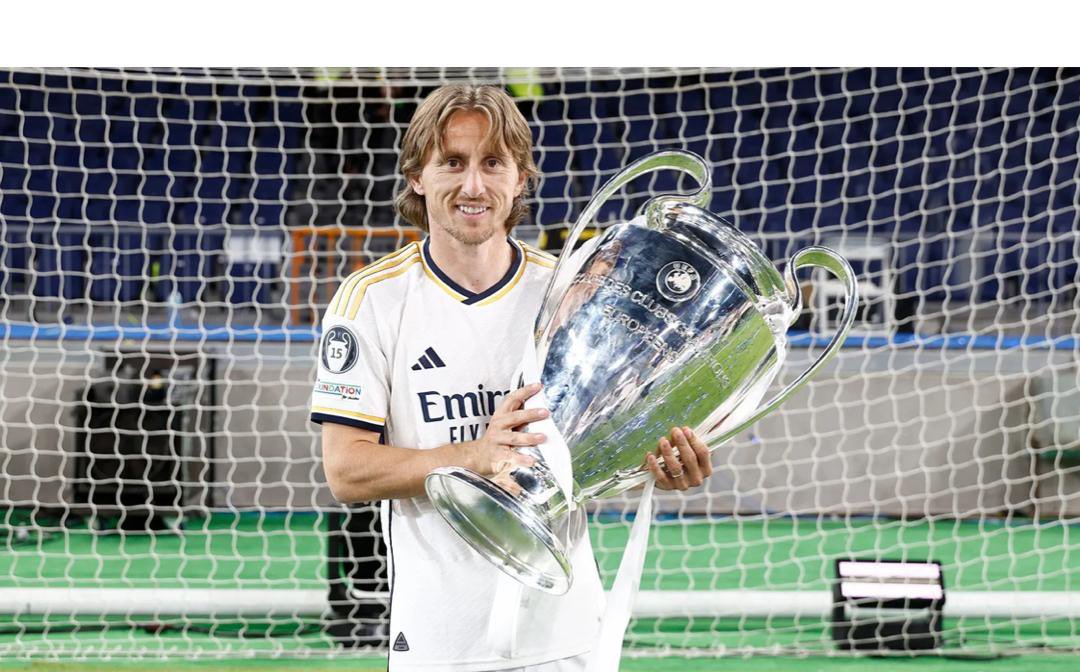 chunblessingl's tweet photo. Oh my father Luka modric is leaving us. 
Weldon true legend of real madrid and the world at large. 
You have done incredibly well and deserve this rest https://t.co/a0K3JzMgAU